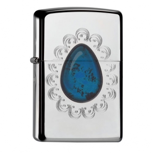 Zippo Turquoise Broch