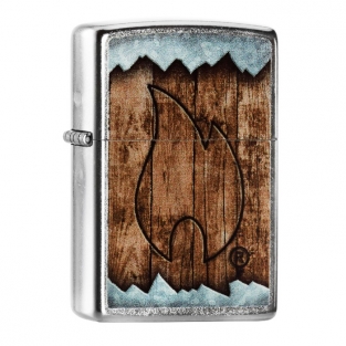 Zippo Wood Burnt Flame