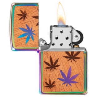 Zippo Woodchuck Multi Color open